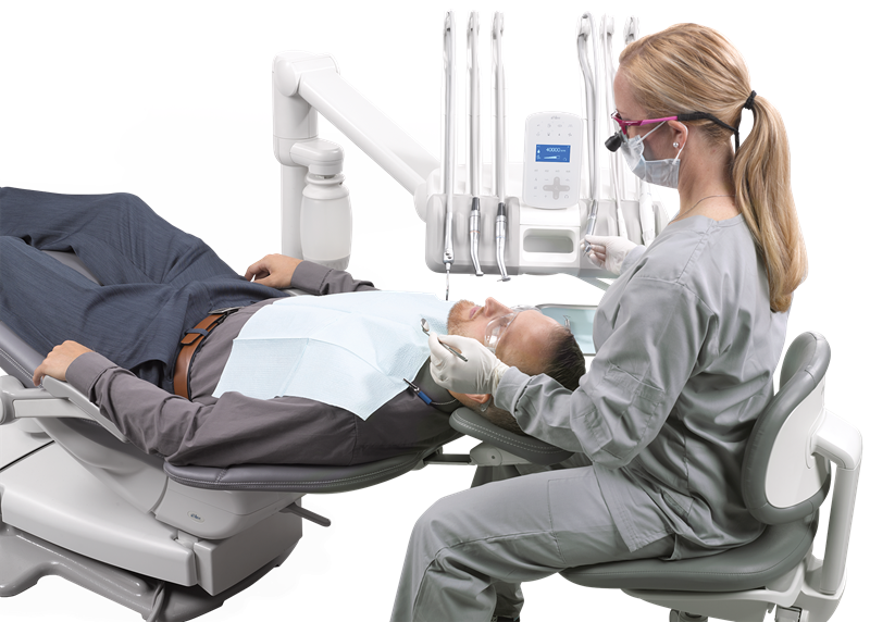 A-dec 500 De A-dec 500 is een complete op zich zelfstaande productfamilie die geheel zelf  te configureren is.