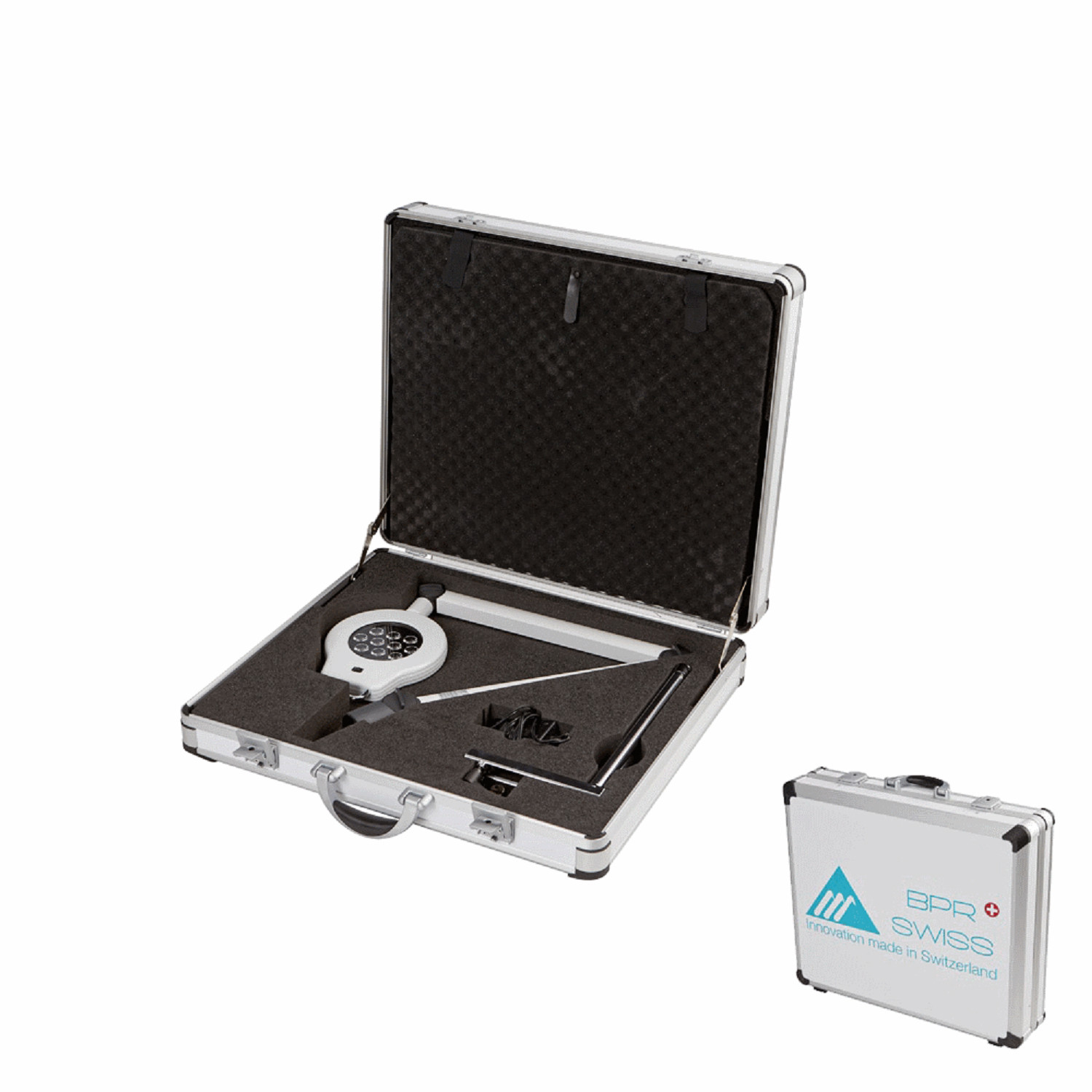 BPR Swiss mobiele verlichting Door het technisch geavanceerde thermo-managementsysteem van BPR Swiss werkt de elegante SUN-LED zonder storende of onhygiënische ventilatiesleuven.